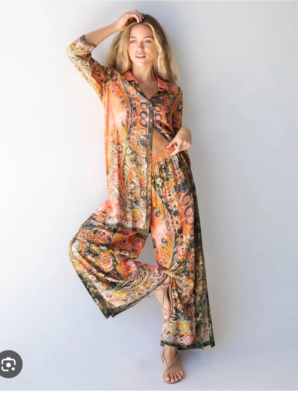 Natural life Fiona button up dress/tunic top
